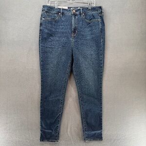 Seven 7 Jeans Womens 14 Skinny Jean Premium High Rise Blue Denim 28 inch Inseam